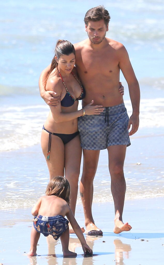Kourtney Kardashia, Scott Disick, Mason