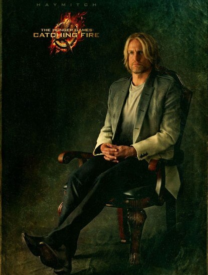 Em Chama, Katniss, Cinna, Haymitch, Caesar, poster Em Chamas Em Chama, Katniss, Cinna, Haymitch, Caesar, poster Em Chamas