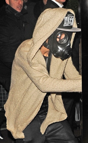 Justin Bieber, Gas Mask Justin Bieber, Gas Mask