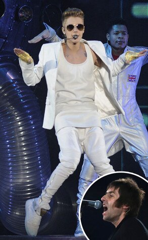 Justin Bieber, Liam Gallagher Justin Bieber, Liam Gallagher