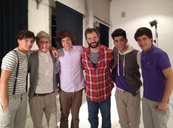 One Direction, Judd Apatow, Twit Pic One Direction, Judd Apatow, Twit Pic