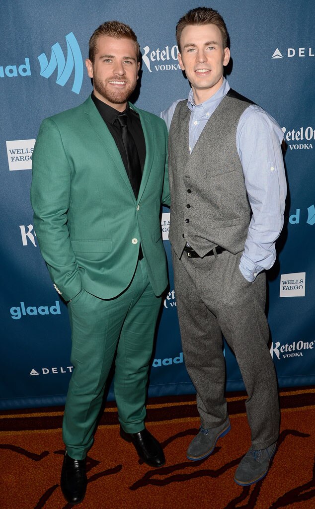 Chris Evans, Scott Evans, GLAAD Media Awards Chris Evans, Scott Evans, GLAAD Media Awards
