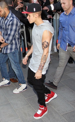 Justin Bieber, Tattoos