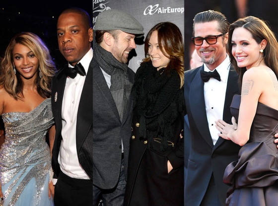 Beyonce, Jay Z, Olivia Wilde, Jason Sudeikis, Angelina Jolie, Brad Pitt Beyonce, Jay Z, Olivia Wilde, Jason Sudeikis, Angelina Jolie, Brad Pitt