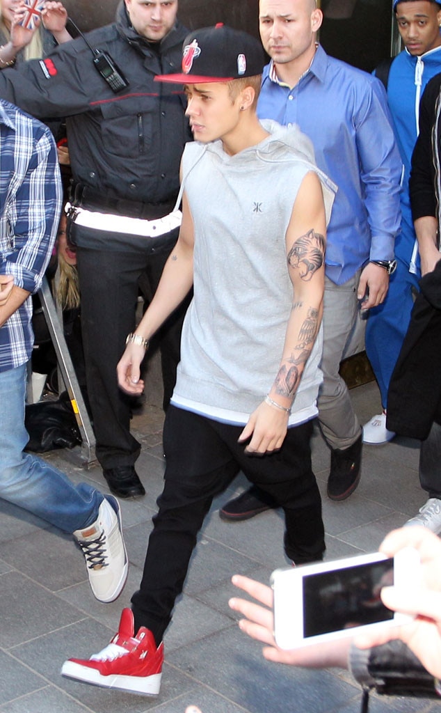 Justin Bieber, Tattoos Justin Bieber, Tattoos