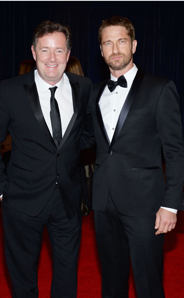 Piers Morgan, Gerard Butler Piers Morgan, Gerard Butler