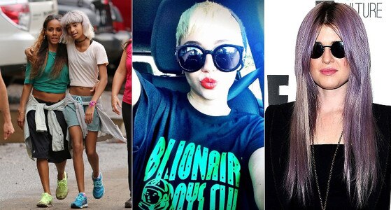 Willow Smith, Miley Cyrus, Kelly Osbourne, cabelos exoticos das famosas Willow Smith, Miley Cyrus, Kelly Osbourne, cabelos exoticos das famosas