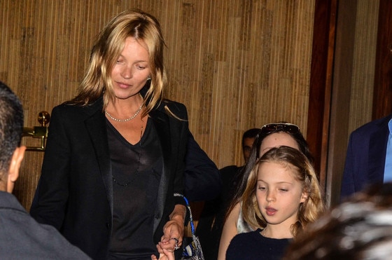 Kate Moss e a filha, Lila Grace, em São Paulo Kate Moss e a filha, Lila Grace, em São Paulo