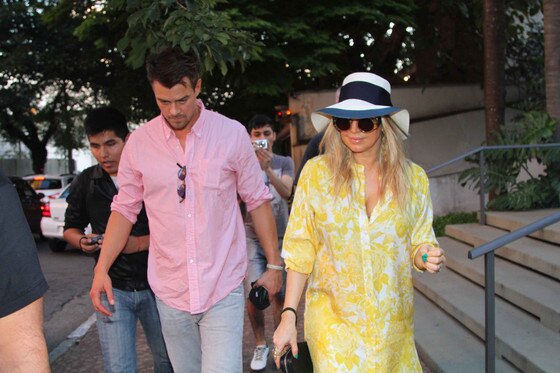 Fergie e Josh Duhamel no Brasil Fergie e Josh Duhamel no Brasil
