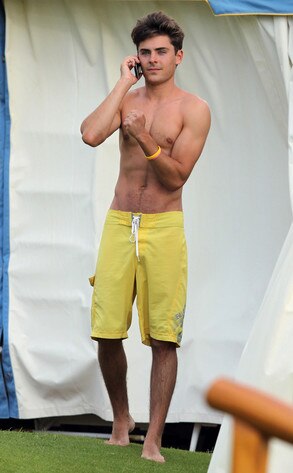 Zac Efron, Shirtless Zac Efron, Shirtless