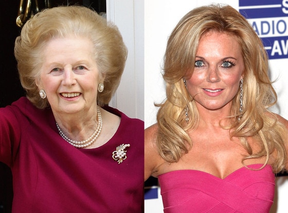 Margaret Thatcher, Geri Halliwell Margaret Thatcher, Geri Halliwell