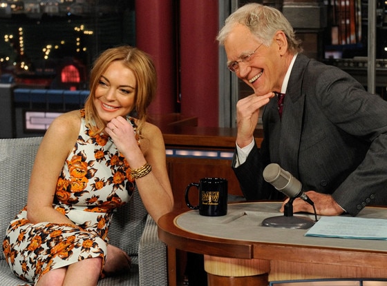 Lindsay Lohan, Late Show with David Letterman Lindsay Lohan, Late Show with David Letterman