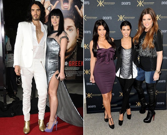 Russel Brand, Katy Perry, Kardashians Russel Brand, Katy Perry, Kardashians