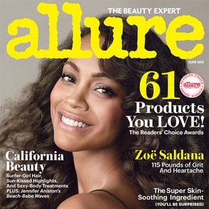 Zoe Saldana, Allure Magazine Zoe Saldana, Allure Magazine
