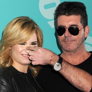 Demi Lovato, Simon Cowell Demi Lovato, Simon Cowell