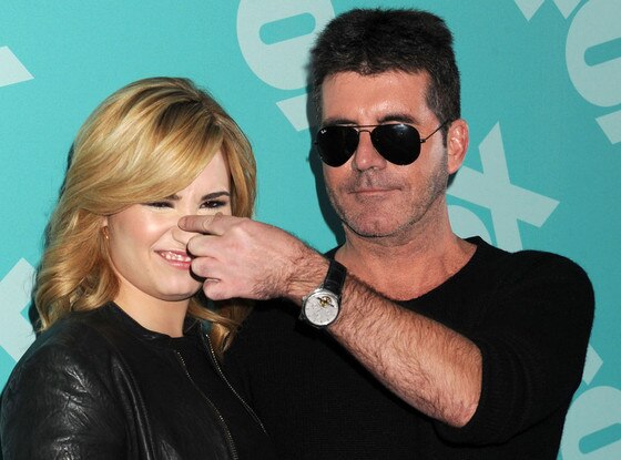 Demi Lovato, Simon Cowell Demi Lovato, Simon Cowell