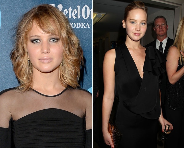 Jennifer Lawrence com e sem maquiagem Jennifer Lawrence com e sem maquiagem