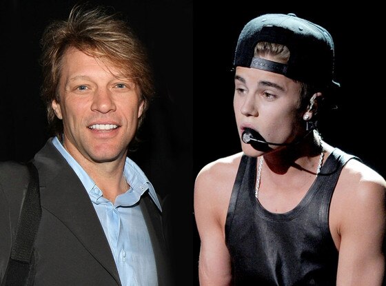 Jon Bon Jovi, Justin Bieber Jon Bon Jovi, Justin Bieber