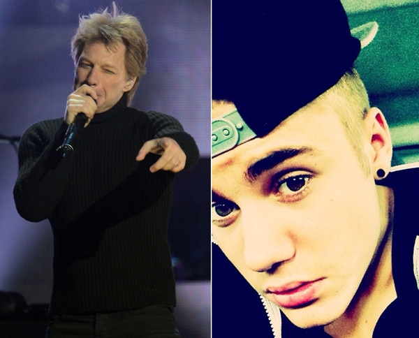 Jon Bon Jovi, Justin Bieber Jon Bon Jovi, Justin Bieber