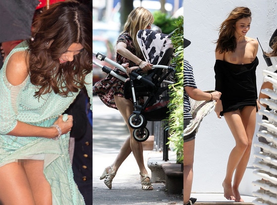 Miranda Kerrs Nip Slip Eva Longoria Goes Commado And More See 2013s Best Wardrobe