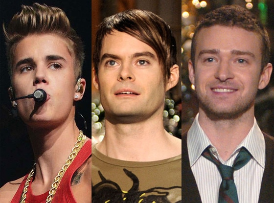 Justin Bieber, Bill Hader, Justin Timberlake