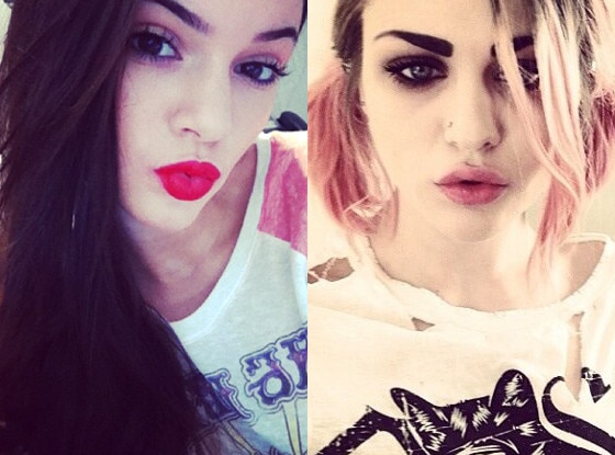 Kendall Jenner, Frances Bean Cobain, Instagram Kendall Jenner, Frances Bean Cobain, Instagram