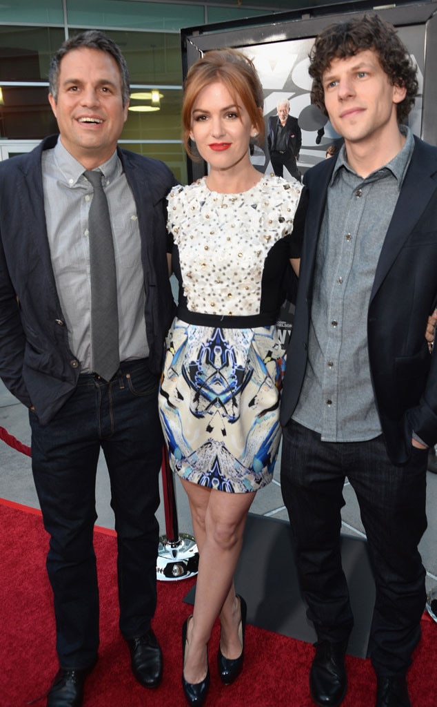 Mark Ruffalo, Isla Fisher, Jesse Eisenberg Mark Ruffalo, Isla Fisher, Jesse Eisenberg