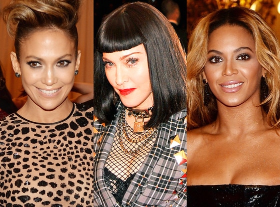 Beyonce, Jennifer Lopez, Madonna Beyonce, Jennifer Lopez, Madonna