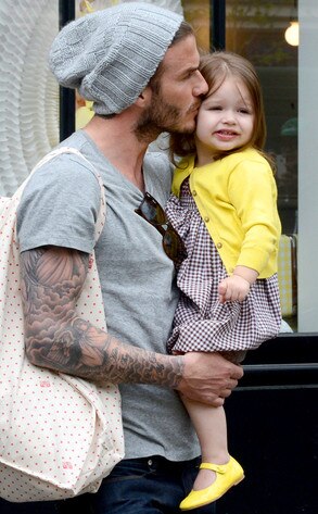 David Beckham, Harper Beckham David Beckham, Harper Beckham