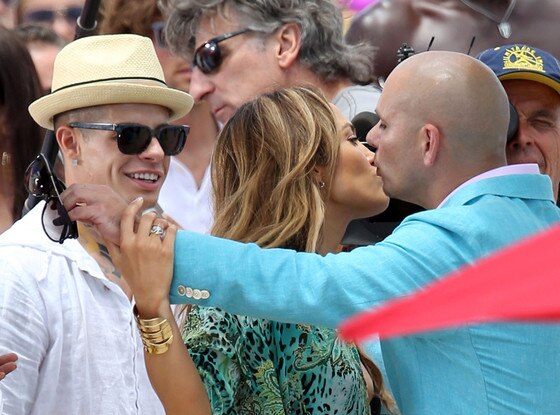 Jennifer Lopez, Pitbull, Casper Smart Jennifer Lopez, Pitbull, Casper Smart