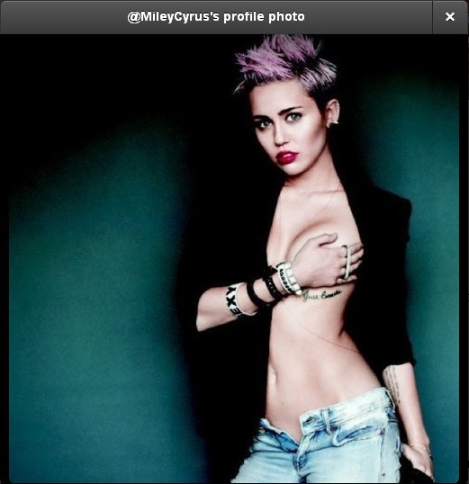 Miley Profile pic