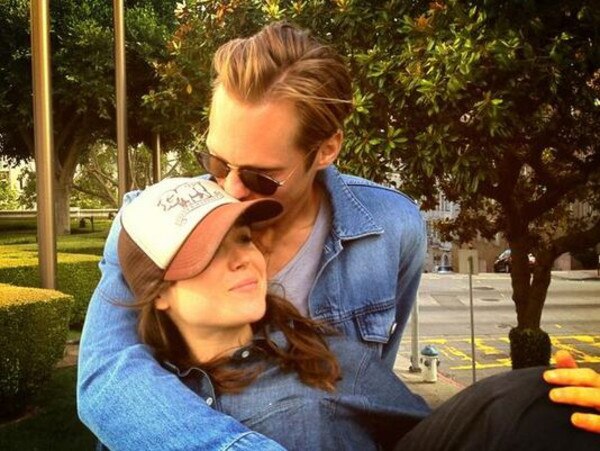 Ellen Page, Alexander Skarsgård, Twitter Ellen Page, Alexander Skarsgård, Twitter