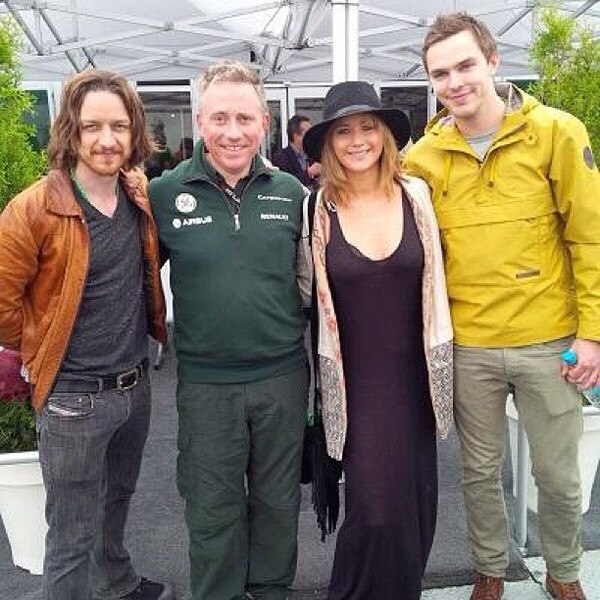 James McAvoy, Jennifer Lawrence, Nicholas Hoult James McAvoy, Jennifer Lawrence, Nicholas Hoult