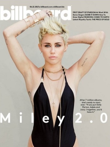 Miley Cyrus, Billboard, portada