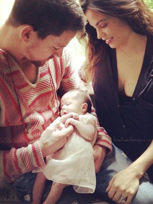 Channing Tatum, Jenna Dewan, Everly Channing Tatum, Jenna Dewan, Everly
