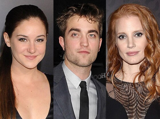 Shailene Woodley, Robert Pattinson, Jessica Chastain Shailene Woodley, Robert Pattinson, Jessica Chastain