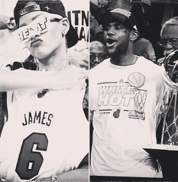 Rihanna, LeBron James, Instagram Rihanna, LeBron James, Instagram