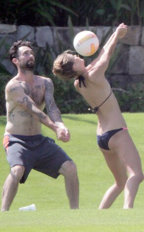 Adam Levine, Nina Agdal Adam Levine, Nina Agdal