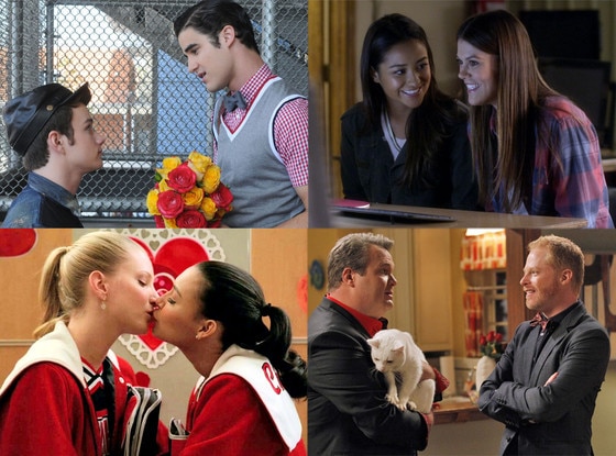 Gay TV Couples: Glee, Pretty Little Liars, Modern Family Gay TV Couples: Glee, Pretty Little Liars, Modern Family