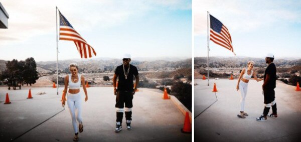 Miley Cyrus bastidores novo clipe Miley Cyrus bastidores novo clipe