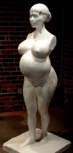 Kim Kardashian, Daniel Edwards, escultura "L.A. Fertility Kim Kardashian, Daniel Edwards, escultura "L.A. Fertility