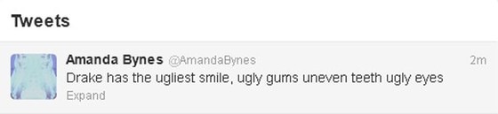 Amanda Bynes, Drake, Tweet Amanda Bynes, Drake, Tweet