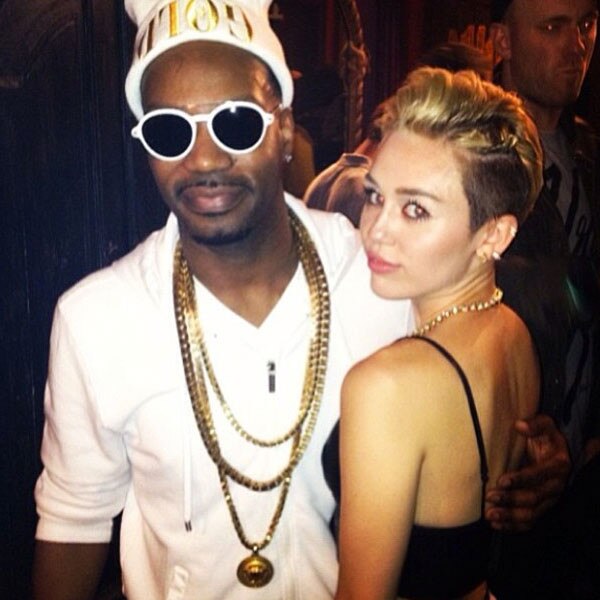 Miley Cyrus, Juicy J Instagram Miley Cyrus, Juicy J Instagram