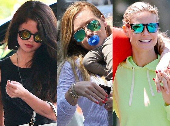 Hilary Duff, Selena Gomez, Heidi Klum, Sunglasses Trends Hilary Duff, Selena Gomez, Heidi Klum, Sunglasses Trends