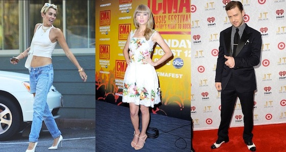Miley Cyrus, Taylor Swift, Justin Timberlake Miley Cyrus, Taylor Swift, Justin Timberlake