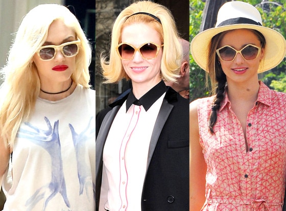 Miranda Kerr, January Jones, Gwen Stefani, Sunglasses Trend Miranda Kerr, January Jones, Gwen Stefani, Sunglasses Trend