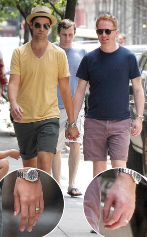 Jesse Tyler Ferguson, Justin Mikita, Rings Jesse Tyler Ferguson, Justin Mikita, Rings