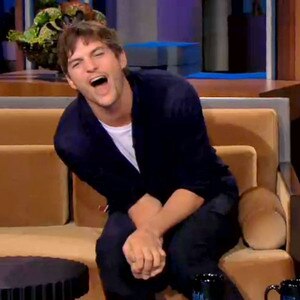 Ashton Kutcher, Jayma Mays, Jay Leno Ashton Kutcher, Jayma Mays, Jay Leno