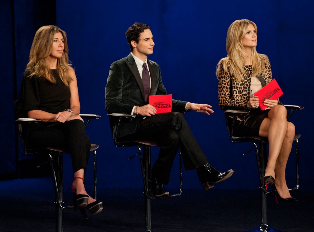 Project Runway, Zac Posen, Nina Garcia, Heidi Klum Project Runway, Zac Posen, Nina Garcia, Heidi Klum