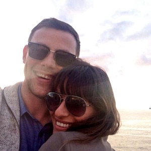 Lea Michele, Cory Monteith, Twit Pic Lea Michele, Cory Monteith, Twit Pic